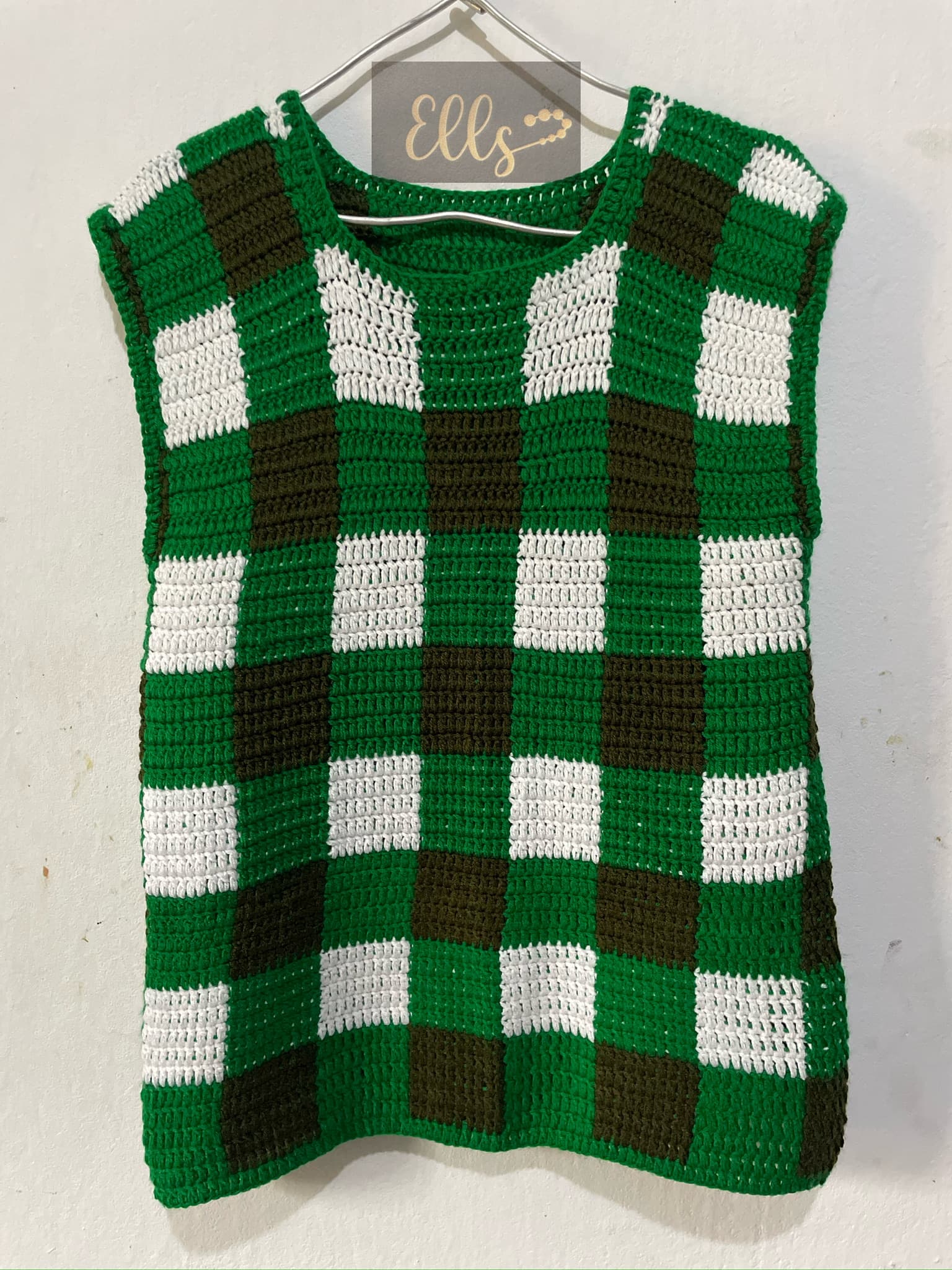 Checkered Vest